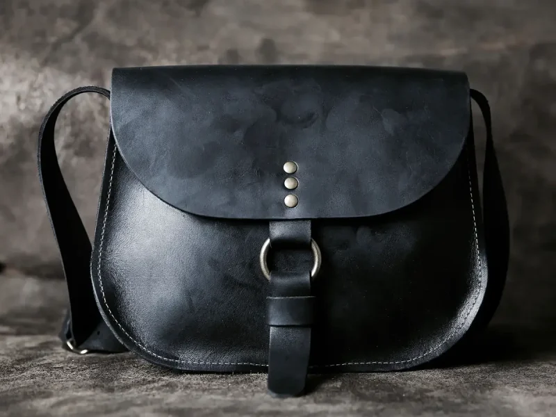 The Elira Leather Crossbody Purse