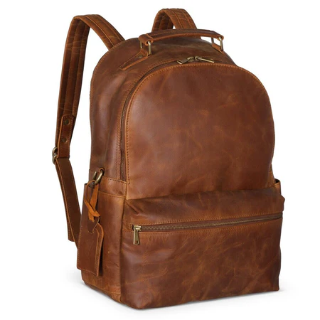 Classic Leather Backpack for Men
