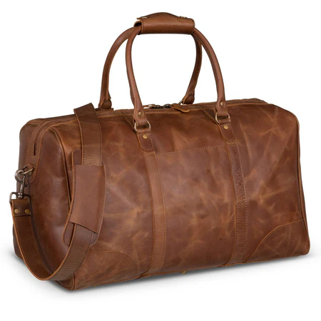 The Legacy Carryall – Saddle Brown Leather